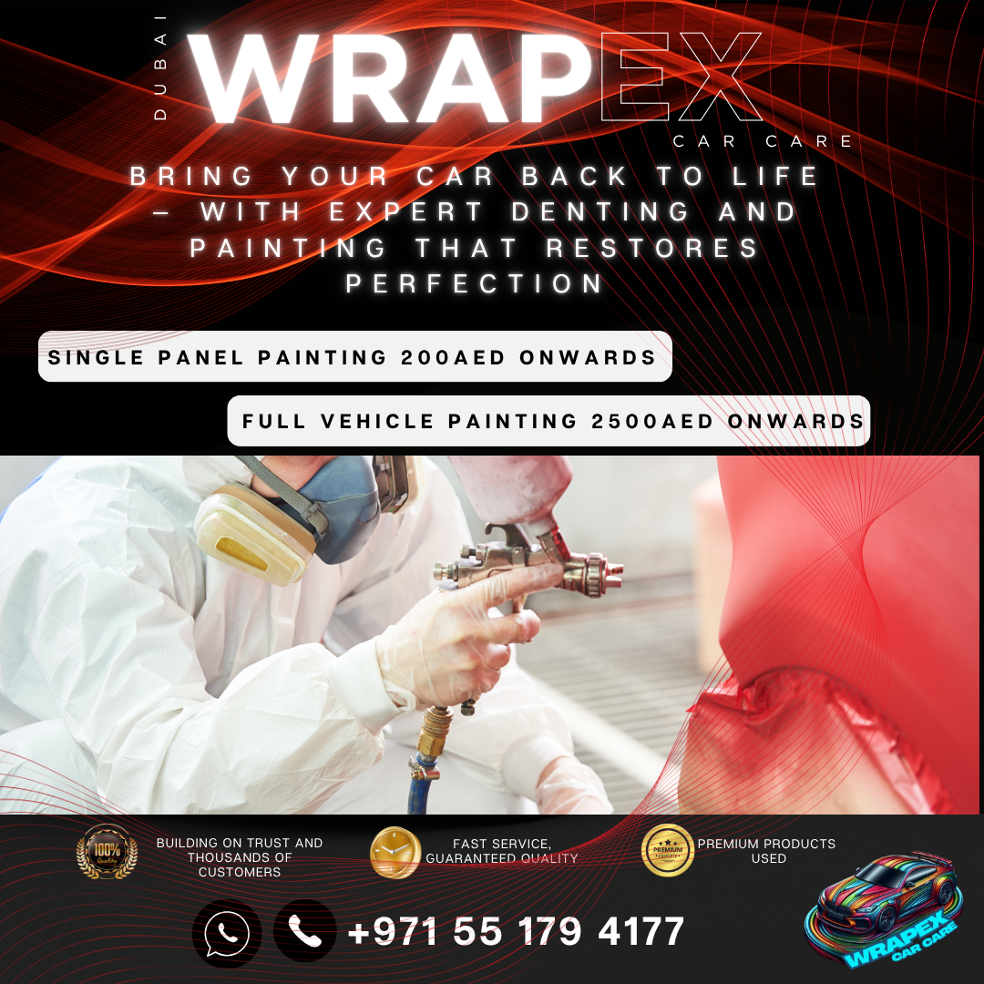 You are currently viewing Bring Your Car Back to Life with Expert Denting and Painting in Dubai