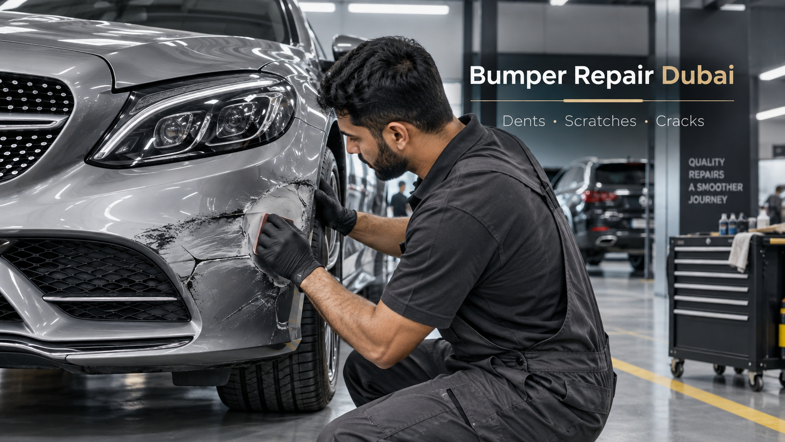 You are currently viewing Bumper Repair Dubai: Repair Dents, Scratches & Cracks